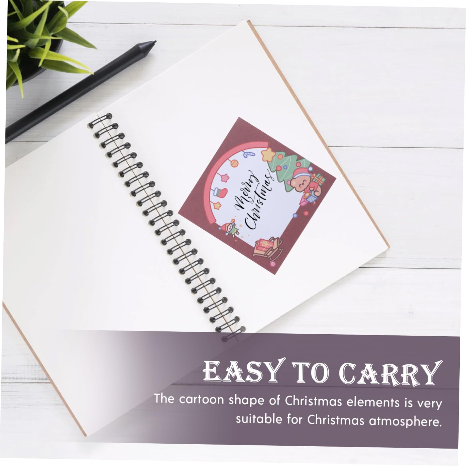 STOBOK 84stücke Xmas Sticky Memo Pads Weihnachtsnotizen Selbstklebende Notizzettel Für Schule Und Büro Dekorative Schreibwaren Praktische Haftnotizen Verschiedenen Designs