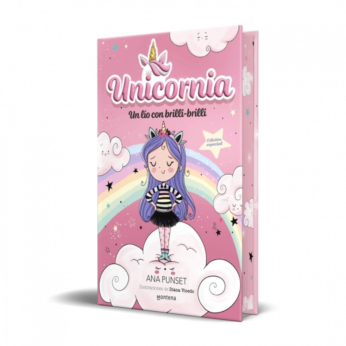 Unicornia 1 - Un lío con brilli-brilli (edición especial): ¡Un libro mágico con purpurina en la cubierta! (Universo Unicornia)