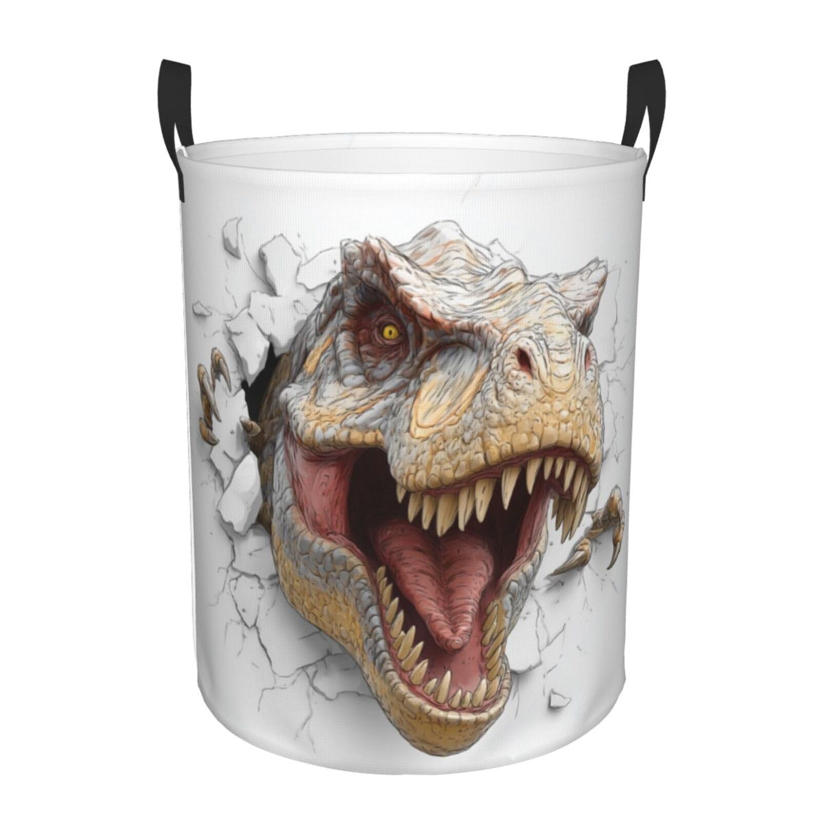 Cesta Ropa Sucia Cabeza De Dinosaurio Cesto Colada Portátil De Pie Cesta Ropa 40X50Cm Para Salas Estar Baño