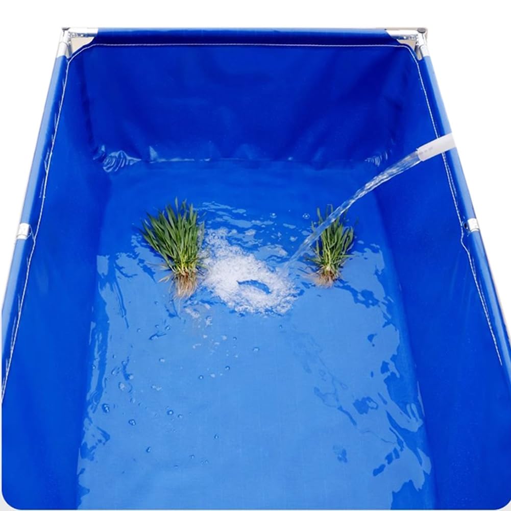 Bassin d'aquaculture pliable hors sol en toile durable pour sauver et élever vos carpes koï