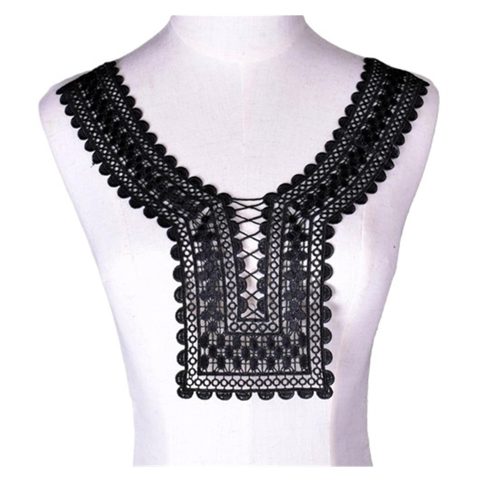 Dentelle 3D brodée d'exception pour ornement de robe haute couture et papeterie fine
