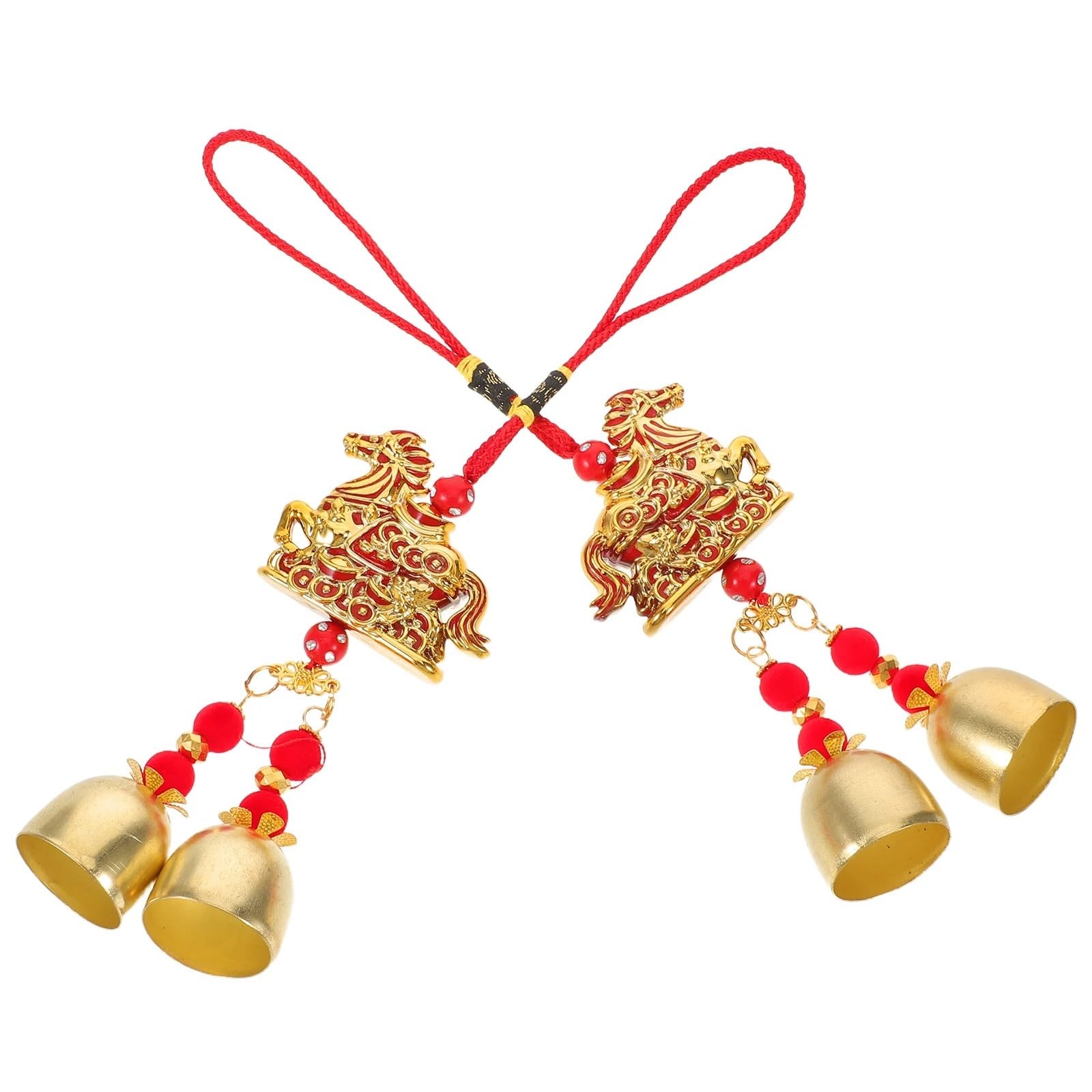 2Pcs Horse Wind Chime Hanging Ornament - Decoration Pendant