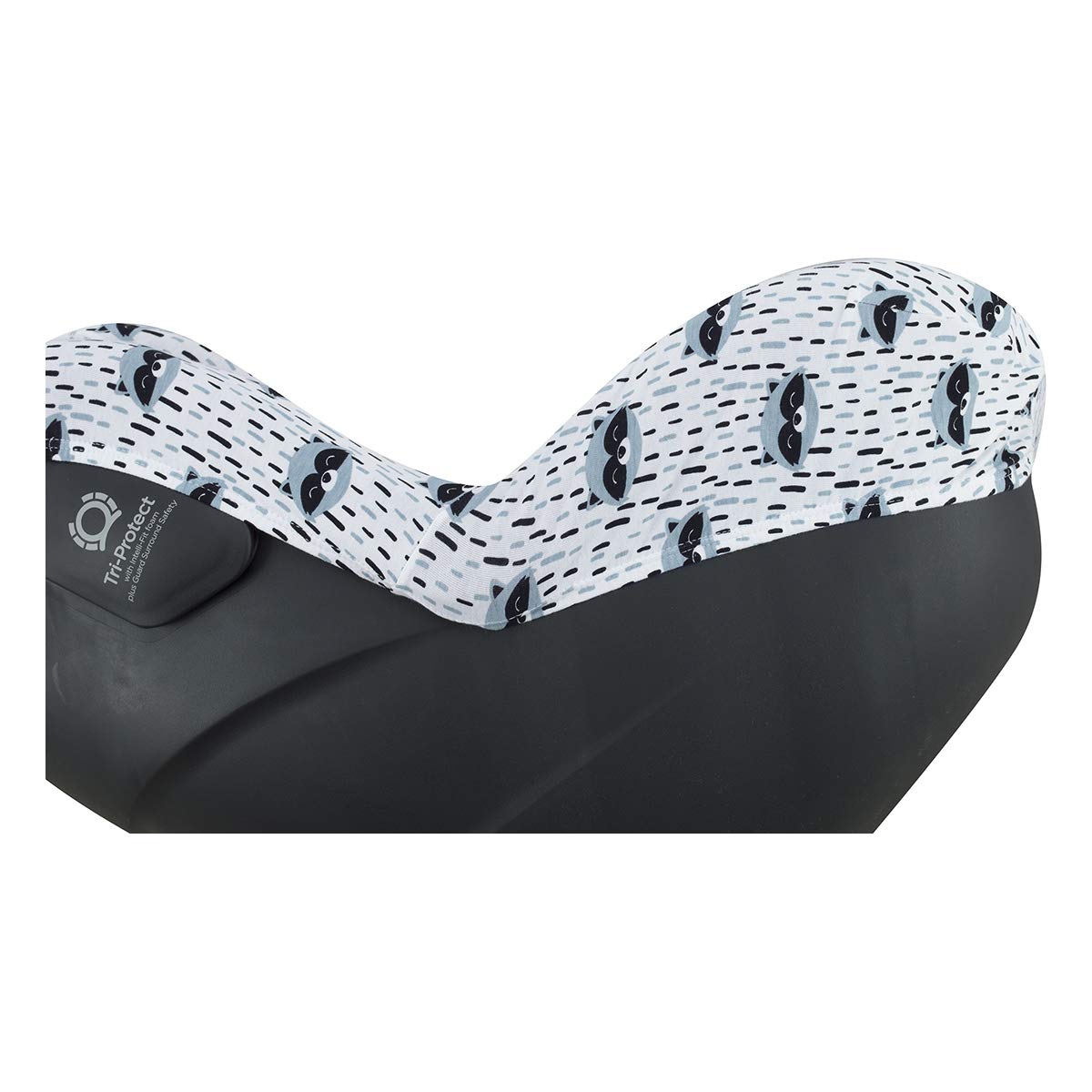 JYOKO Kids Funda de algodón para Silla de Coche Compatible con Joie I-Anchor Advance (Raccoon)