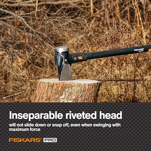 Image of Fiskars Pro IsoCore 6 lb Splitting Maul, 36 inch Wood Splitter Axe