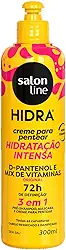 Salon Line, Creme para Pentear, Hidra, D-Pantenol 3 em 1, Vegano - Para Cabelos Ondulados, Cacheados e Crespos, 1kg
