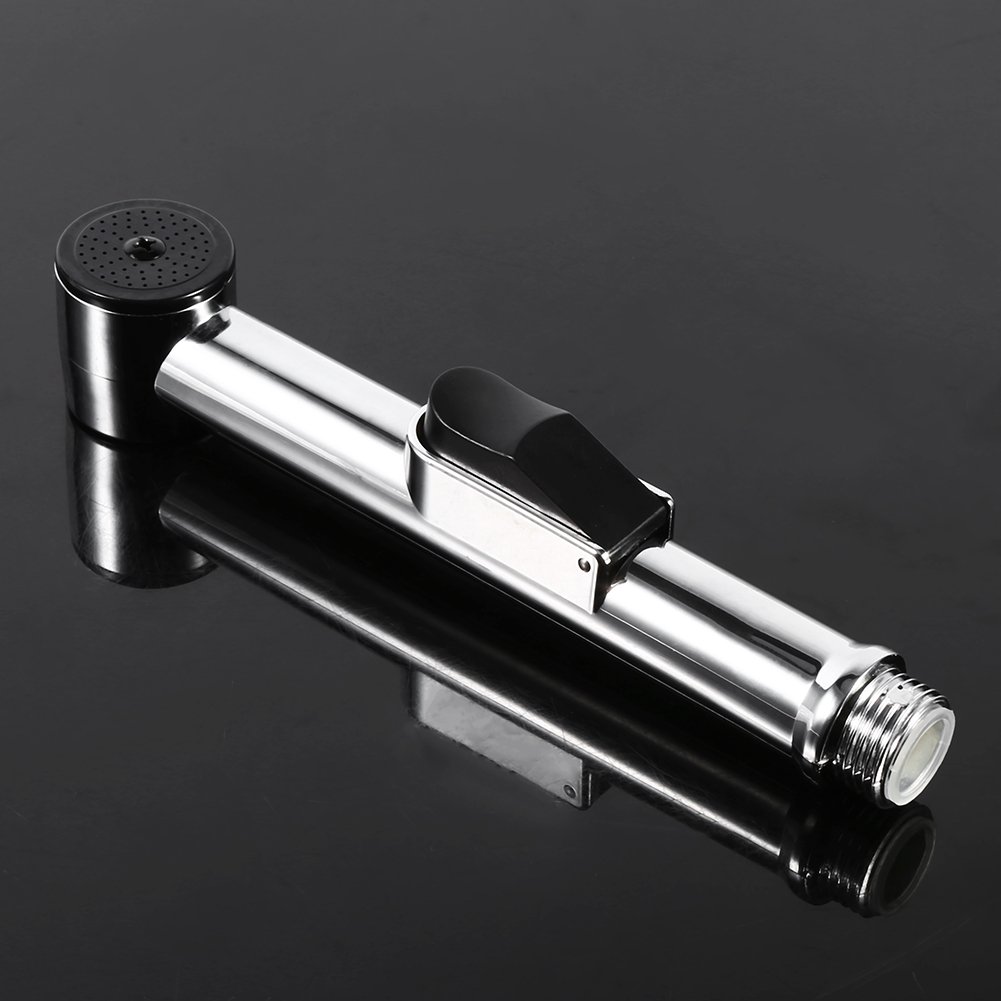 Pulverizador portátil de mano para bidé, ABS, ajustable, para inodoro, rociador de agua apto para viajes, para higiene personal, solución fácil de limpiar y respetuosa con el medio ambiente