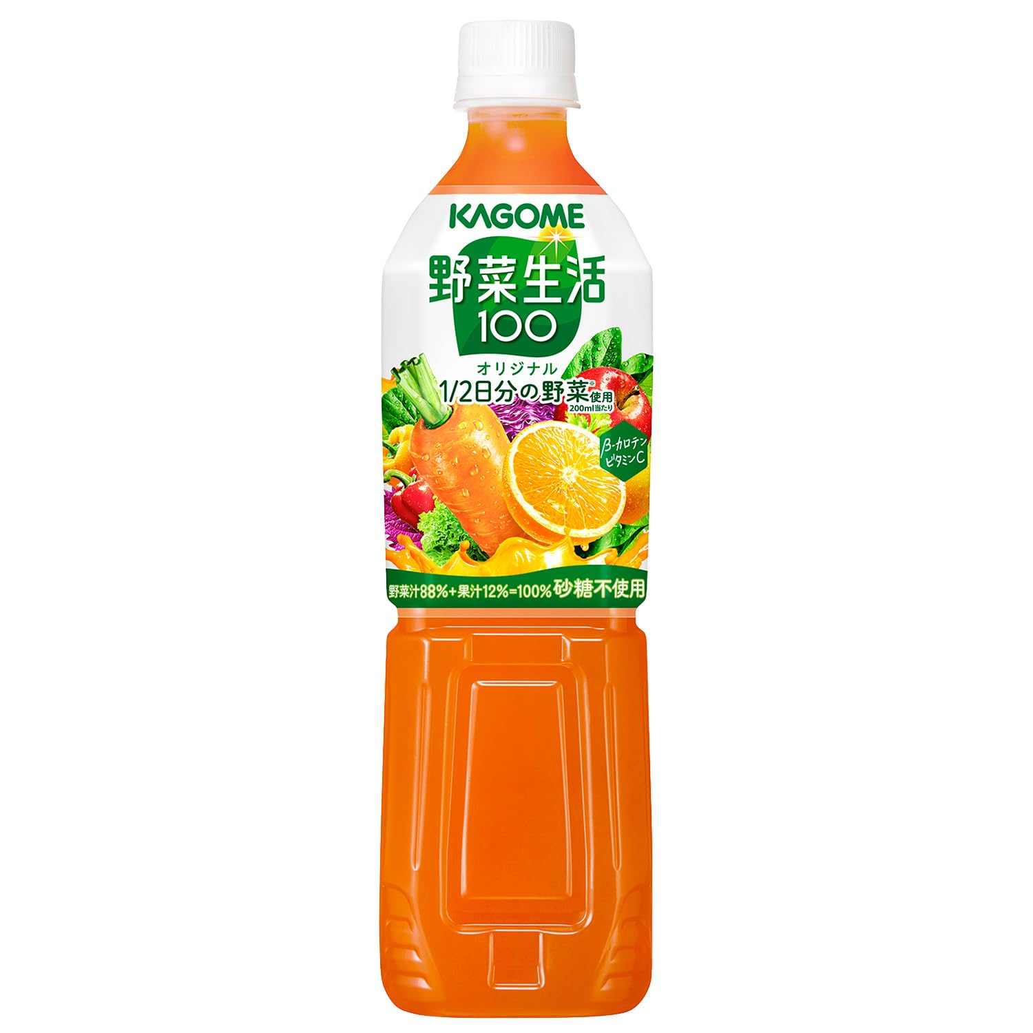 カゴメ 野菜生活100 オリジナル 720mlペットボトル×15本(砂糖不使用 βーカロテン カリウム)商品画像
