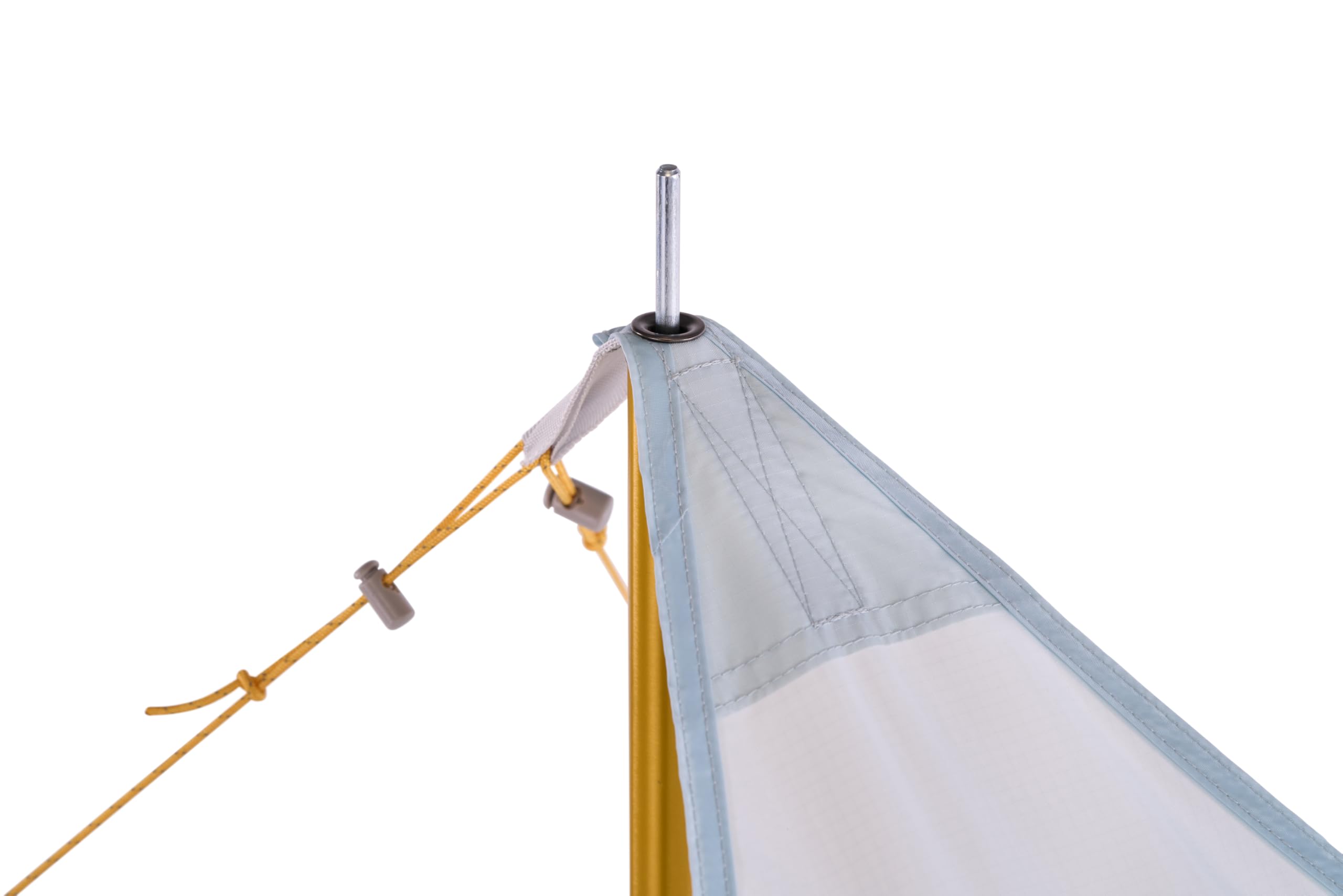GRAND CANYON Zuni RAY PRO/Dreieck-Tarp 350×316 cm/Ultraleichtes Shelter für Zelt, Biwak & Outdoor/Inkl. Alu-Stange, Heringe & Abspannseile/Wasserdicht & UV 50+AG29