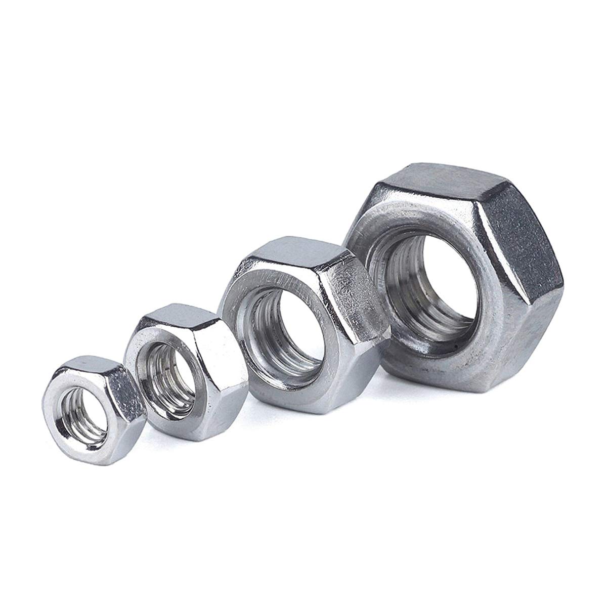 Écrous Hexagonaux En Acier Inoxydable 316 Noir - Tailles M3 à M20 - Lot, Norme DIN934, Neufs