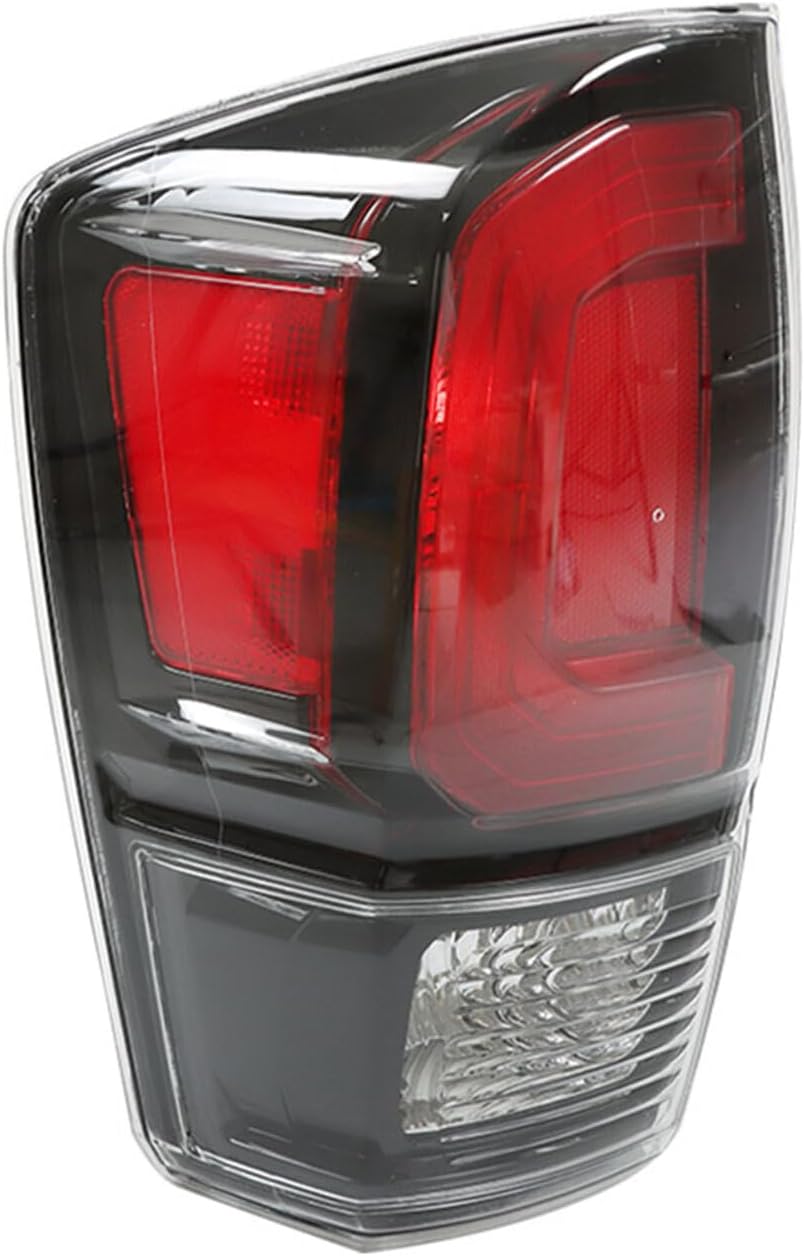 Tail Light Black Bezel Housing Lamp Assembly Driver Side Clear Lens Replacement for 2020 2021 Tacoma TRD Pro TO2800207 81560-04230