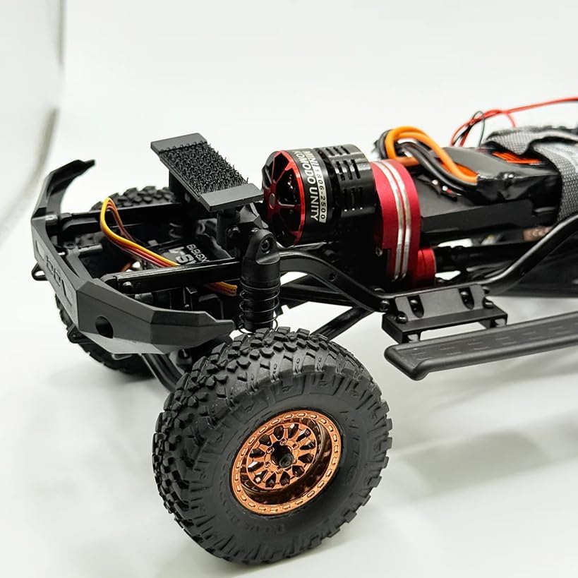 FURITEK UNITYDRIVE Combo installed in an Axial SCX24 chassis.