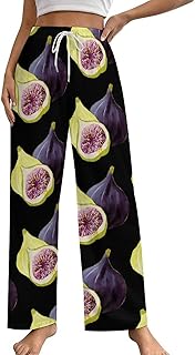 Hand Drawn Figs Women's Pajama Pants Lounge Sleepwear Comfy Soft Casual Bottoms Pj