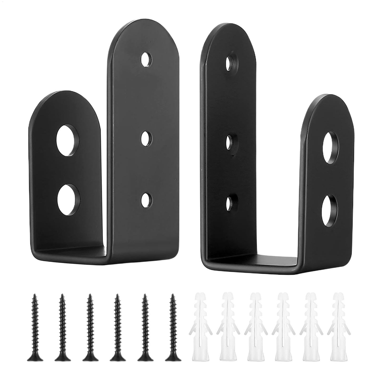 Supports de verrouillage de porte en acier de 12x7x6 cm pour abri