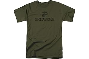 USMC Shirts: Embody Marine Pride with Trevco Men's T-Shirts