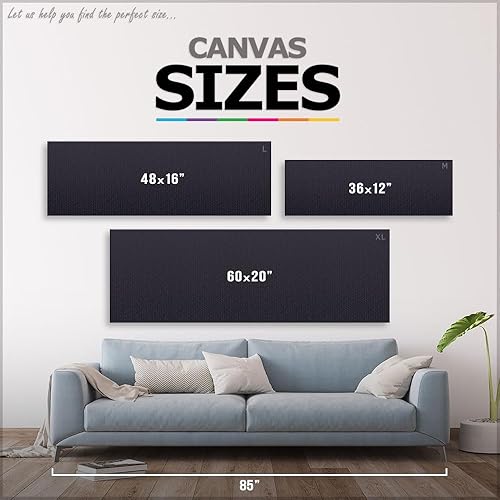 Miniatura 3 de ARTCANVAS Claude Monet - Lienzo decorativo para pared, diseño de lirios de agua, 36 x 12 pulgadas (0.75 pulgadas de profundidad)