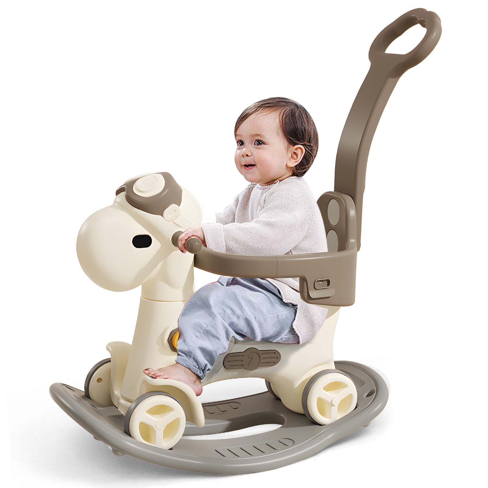 Amazon.com: 4 in 1 Rocking Horse for Toddlers 1-3 Years Old, Baby