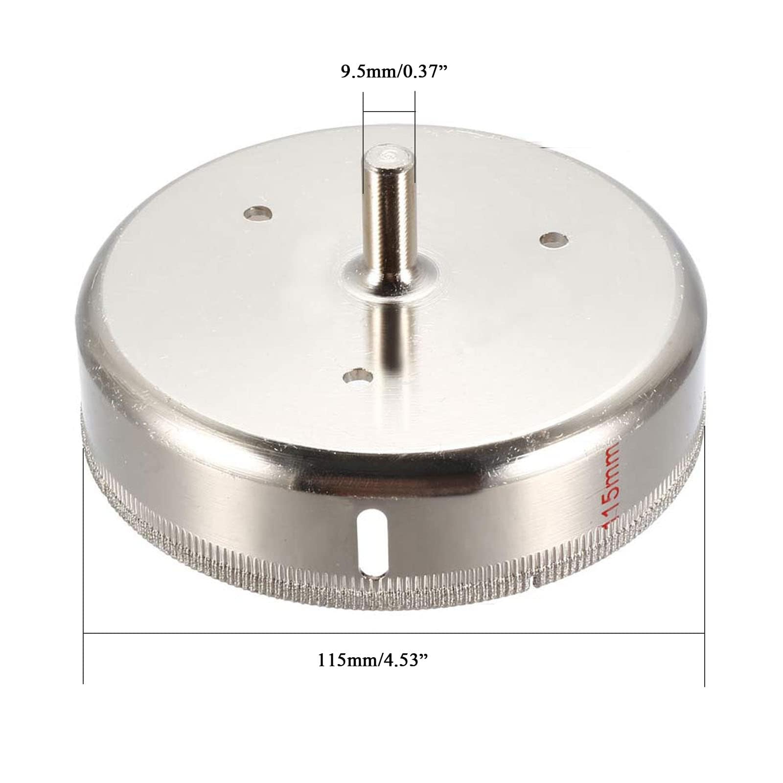 TOP-VIGOR 115mm Diamond Drill Bit Hole Saw, Hollow Core Drill Bit Hole Saw Tools - Image 2