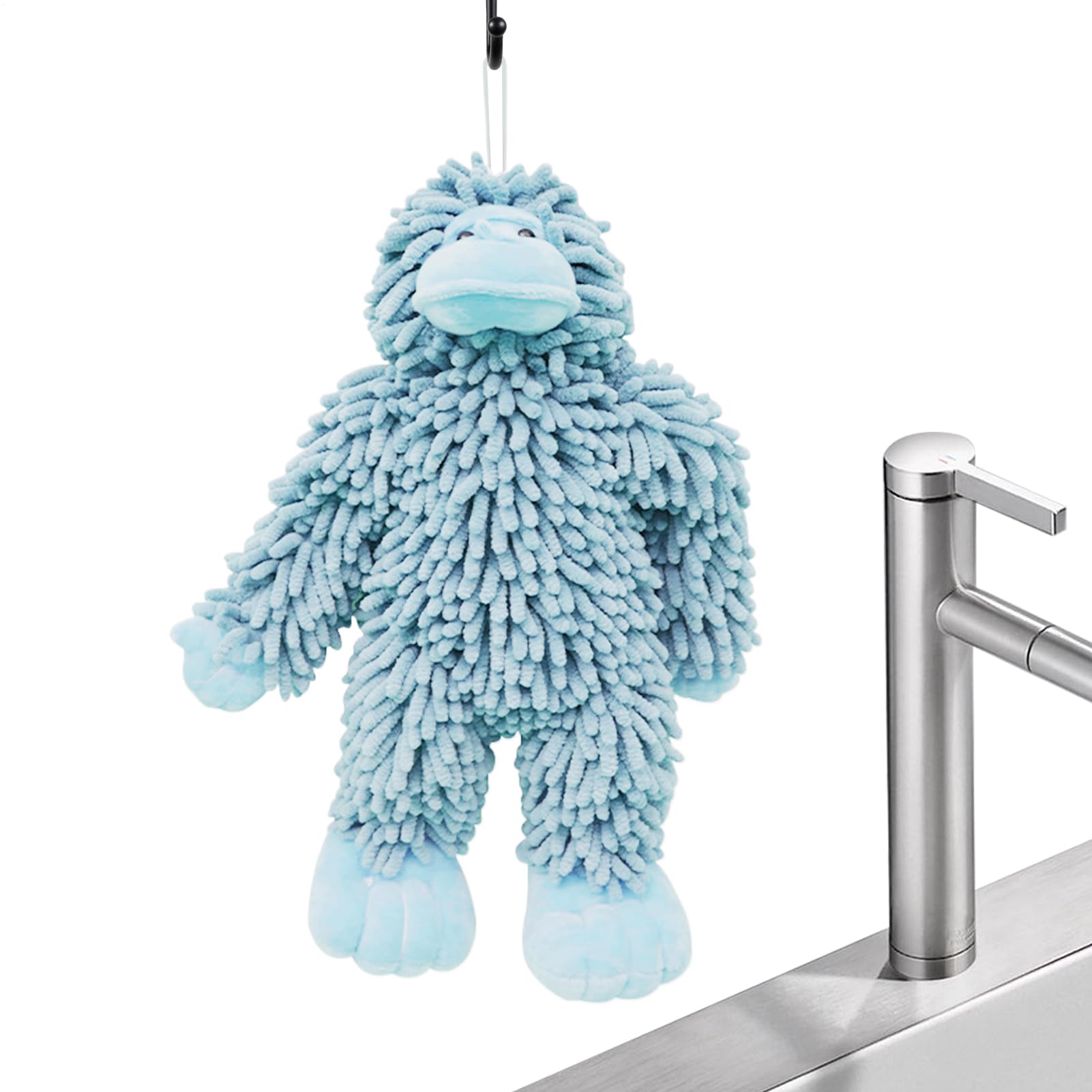 Serviette de toilette chenille pour le camping et la maison