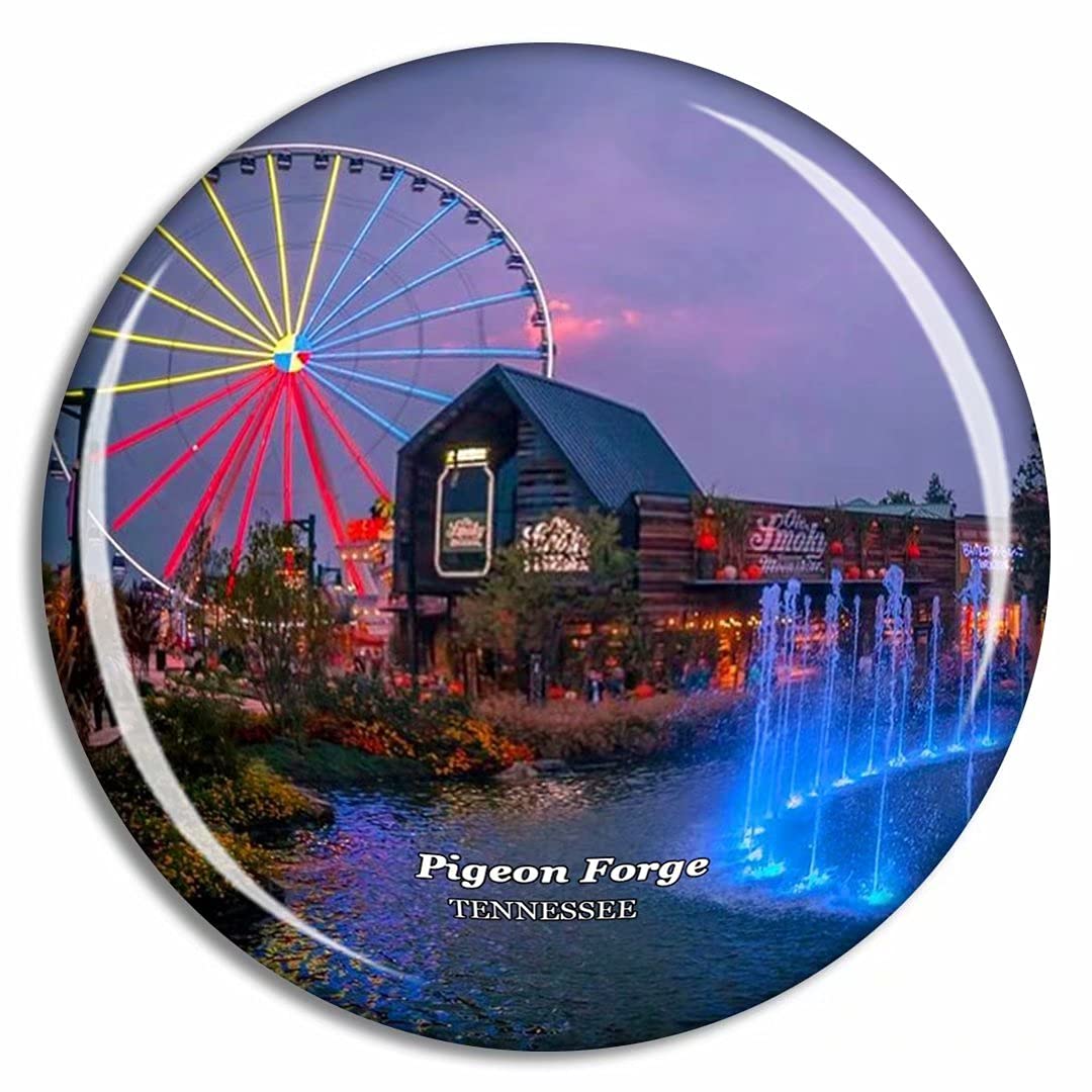 Pigeon Forge Ole Smoky Tennessee Moonshine Tennessee USA Fridge Magnet Travel Gift Souvenir Collection 3D Crystal Glass