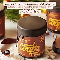 Vista 4 de Coop's Mocha Hot Fudge Salsa de Chocolate Caliente Mocha de Preparación en Frío Totalmente Natural Sin Gluten para Helados, Postres y Café - 10 Onzas