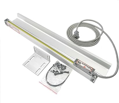 High Accuracy Linear Scale Encoder HXX 5micron High Precision Linear Scale with for DRO Encoder, Optical Grating, SINO Glass Ruler, Lathe, Milling Machine for Lathe Machine Milling Machine DRO Tools(2