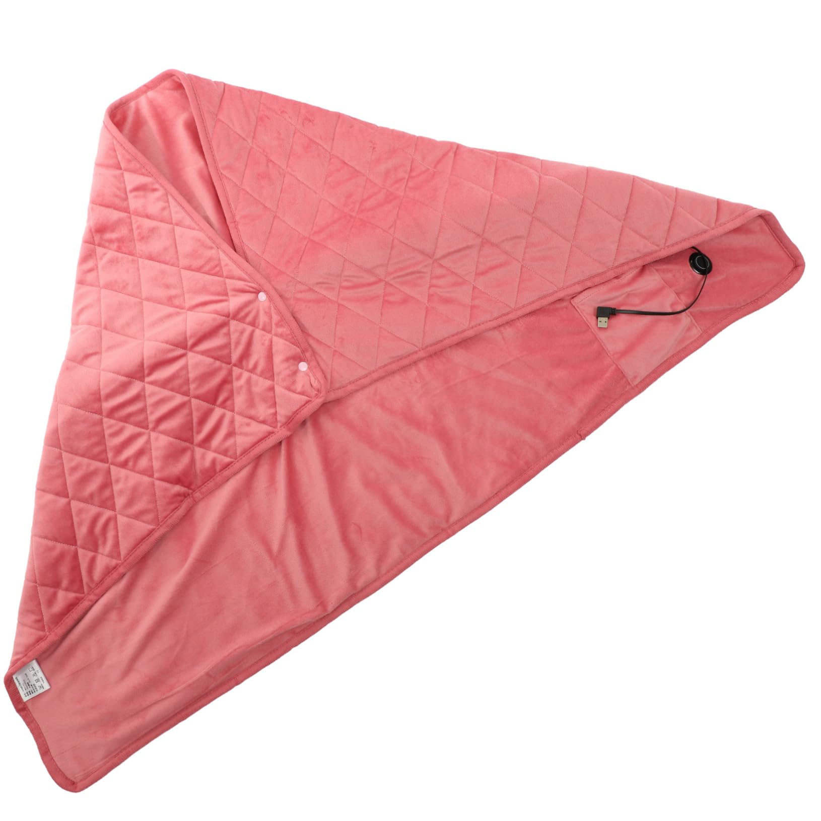 MAGICLULU Electric Heated Blanket for Home and Office Low Voltage USB Warm Throw Multi Functional Wearable Shawl Bean Paste Color Cozy and Practical for Leisure and Warmth