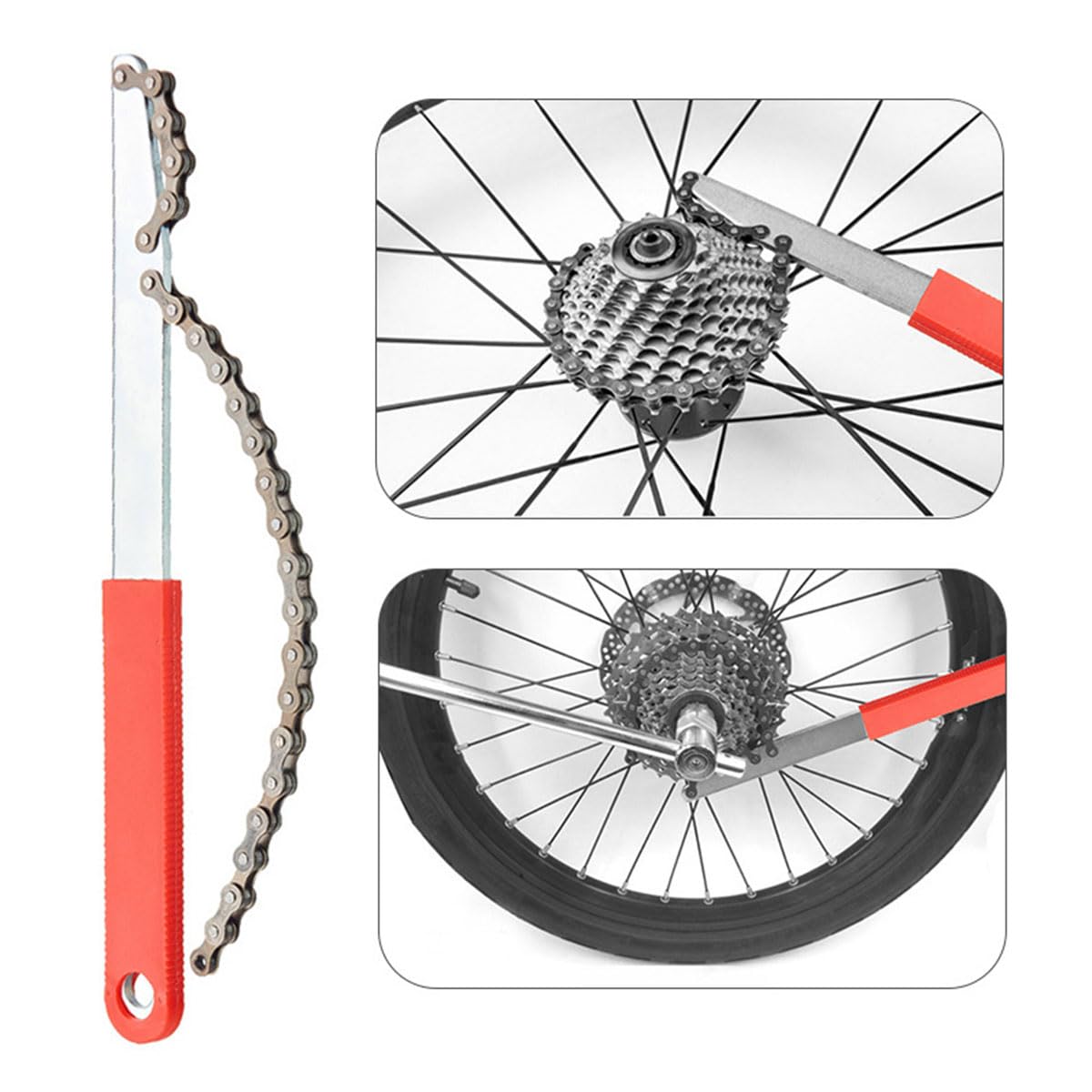 Kit Attrezzi Per Manutenzione Bicicletta 10 Pezzi - Chiave A Cricchetto 2 In 1, Leve Pneumatici, Biella, Borsa Protettiva