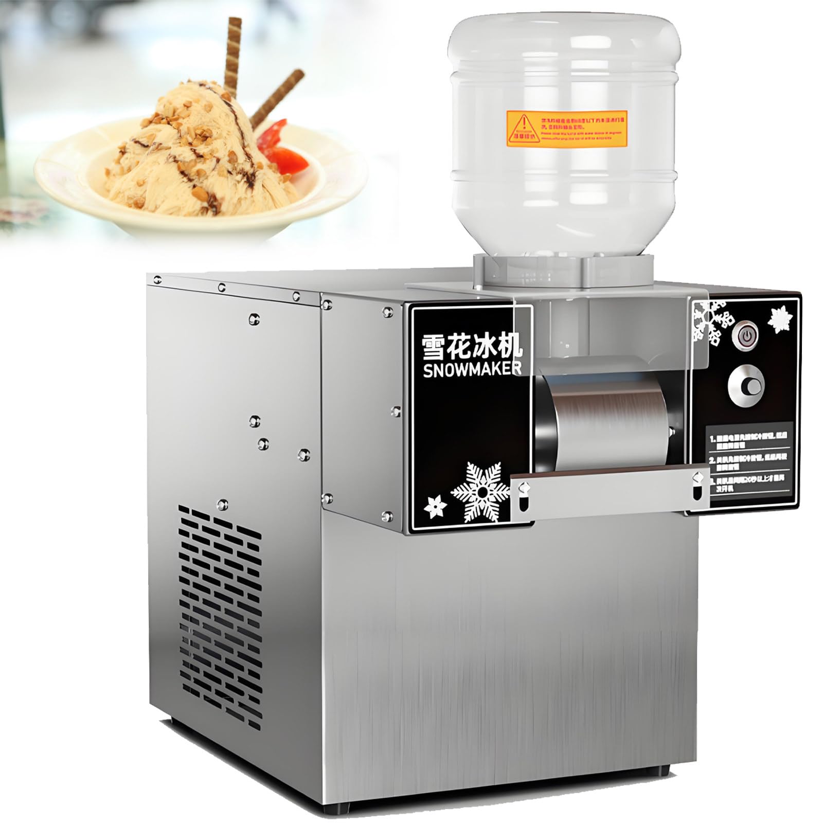 Machine à refroidissement rapide pour glace pilée et flocons de neige