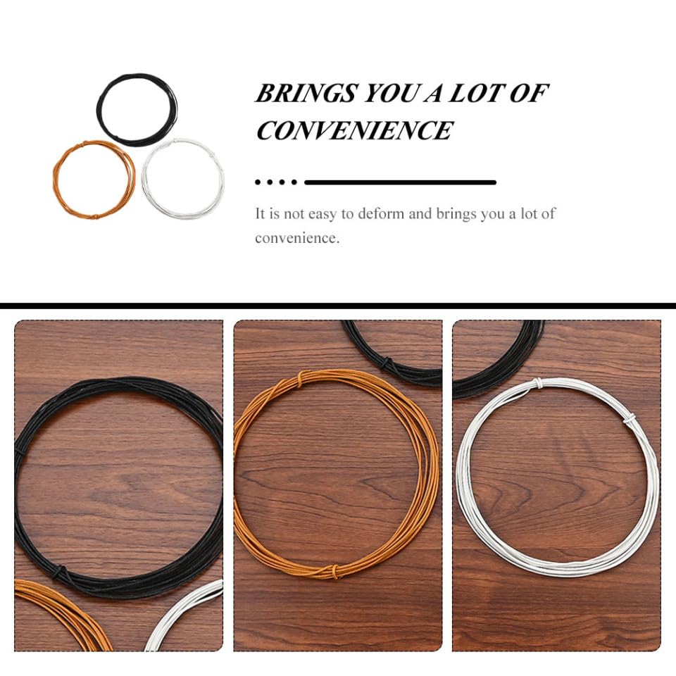 Câbles blindés de guitare HANABASS : 3 pièces de fils flexibles pour micros et basses - 3