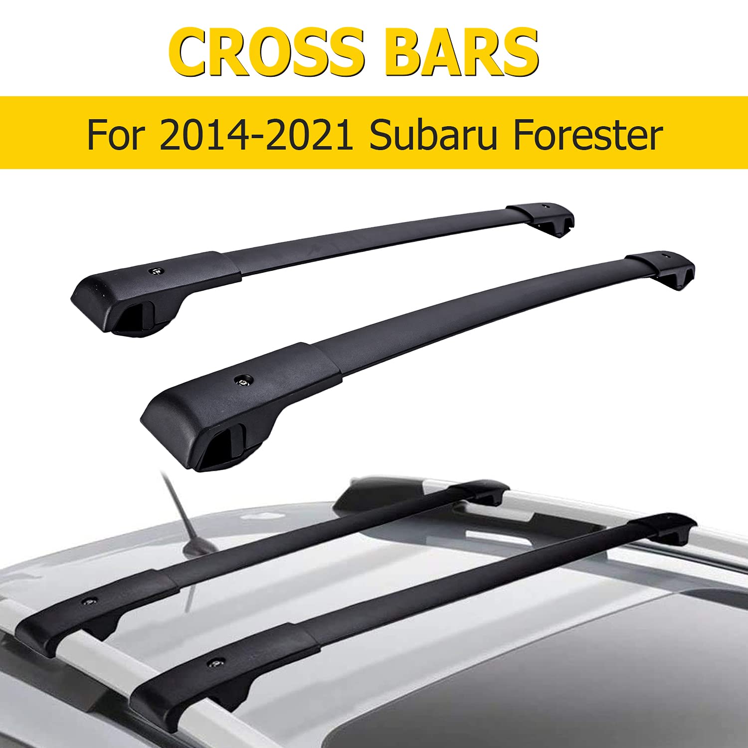 Buy AUXMART Roof Rack Cross Bars Fit for Subaru Forester 2014 2015 2016