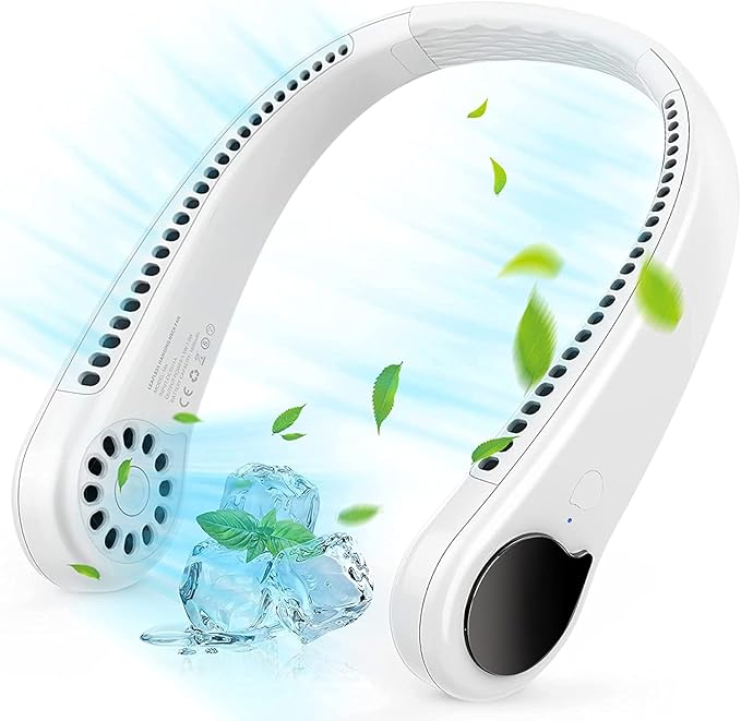 Portable Neck Fan, Wearable Personal Fan, Leafless