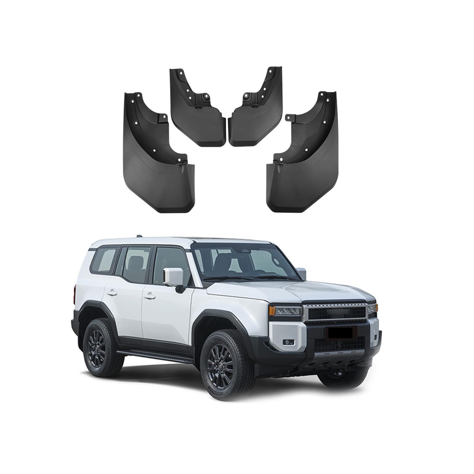 Bavettes anti-éclaboussures Prado FJ250 2025 protégez votre carrosserie boue