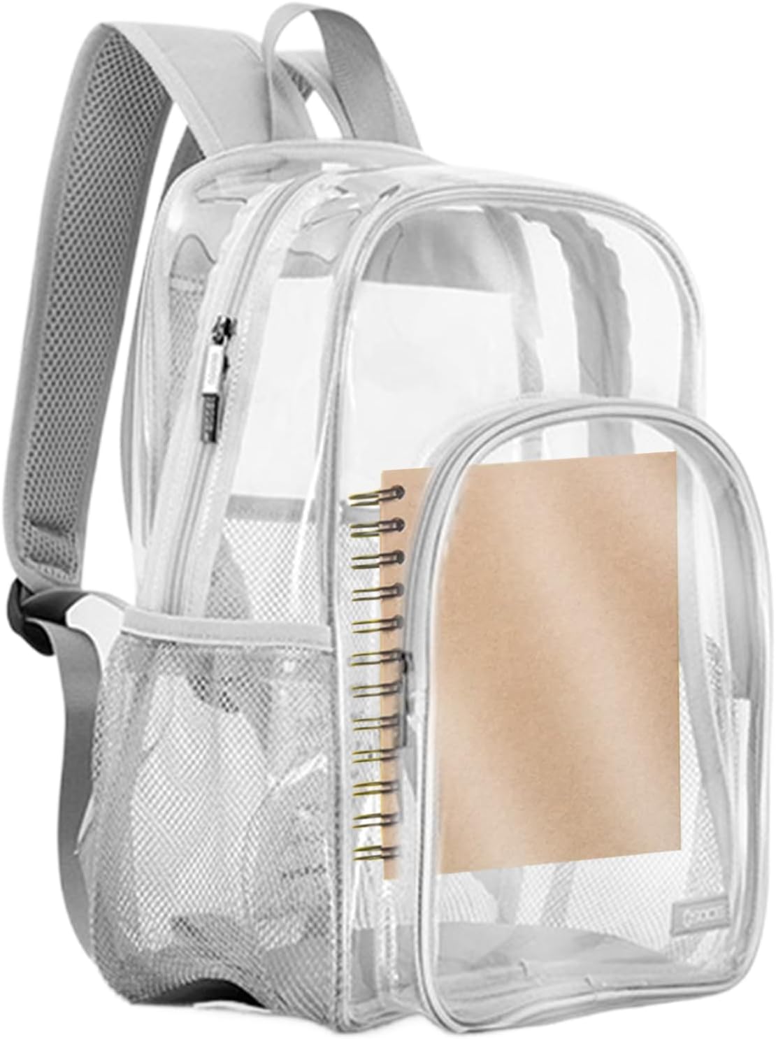 Clear Backpack for Boys, Transparent School Backpack PVC Bag, Heavy Duty School Bag Large Capacity Backpacks for Men Women Kids College Student