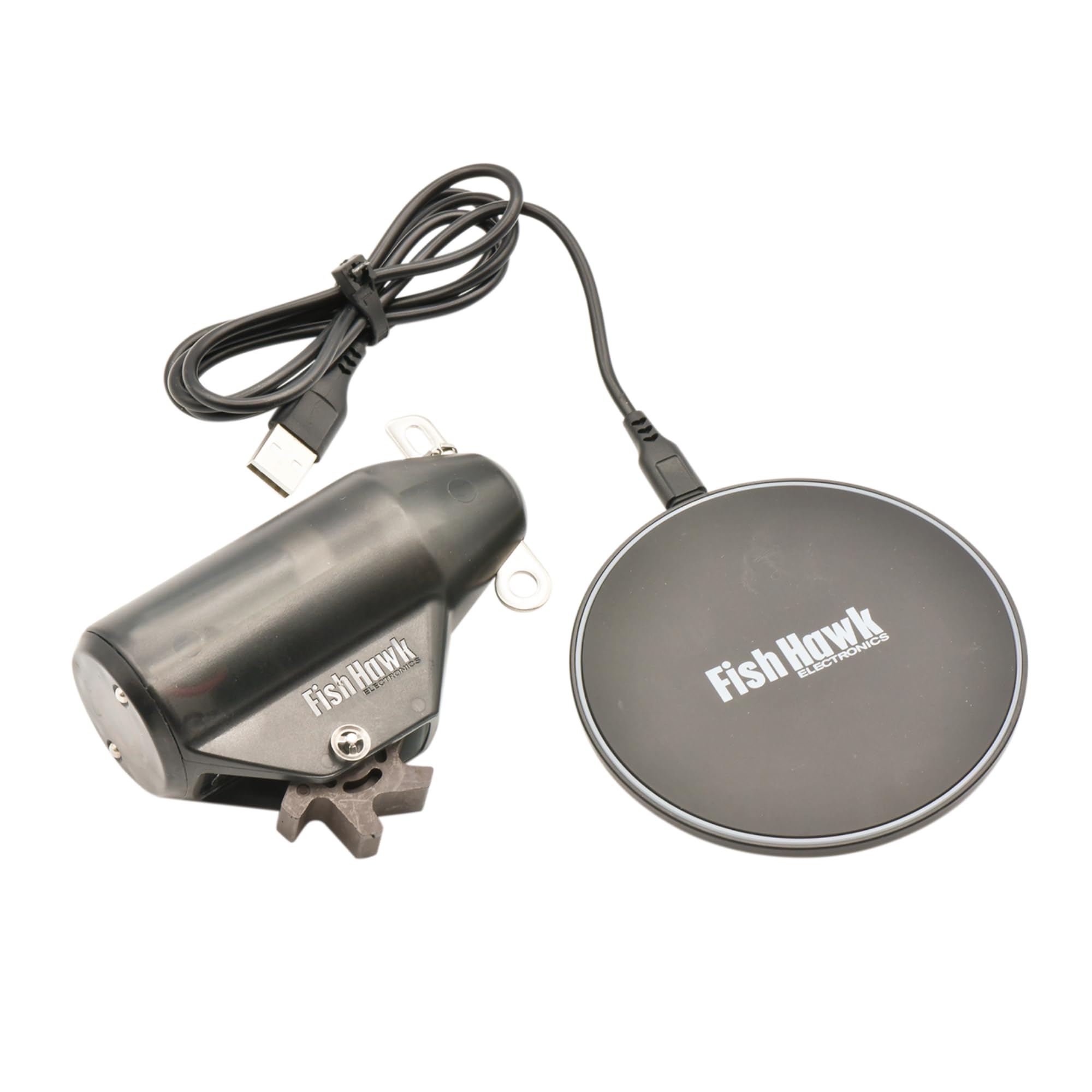 Fish Hawk Lithium Pro Probe - Sends Speed and Water Temperature Data from The Depths - Bult-in Rechargable Lithium Polymer Battery - with Wireless Charger - Fishing, Trolling, Downriggers, and Boats
