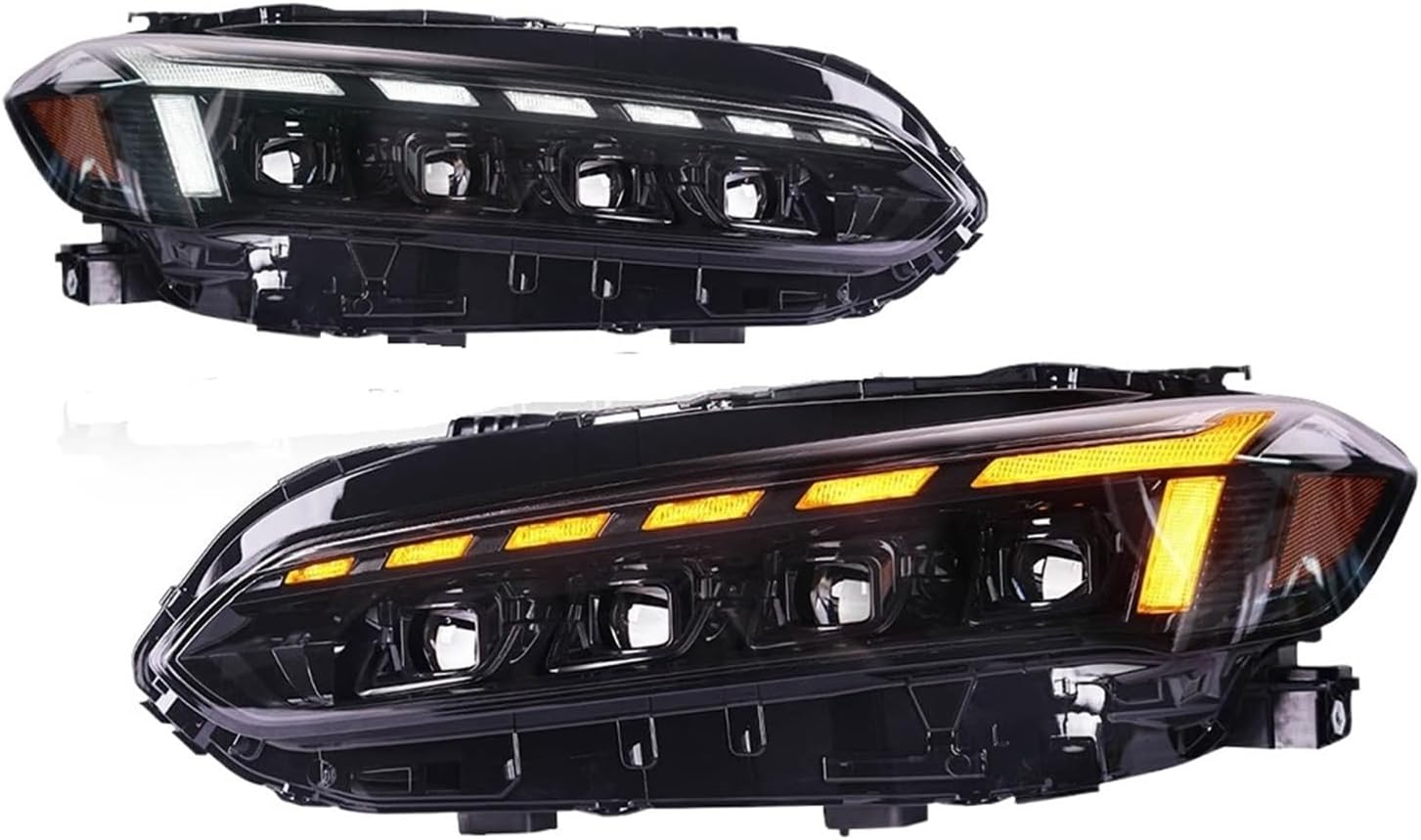 ホンダシビックFK7 FK8 FK1 FK4ヘッドランプカーチューニングライトパーツプラグアンドプレイ対応カースタイリングヘッドライ