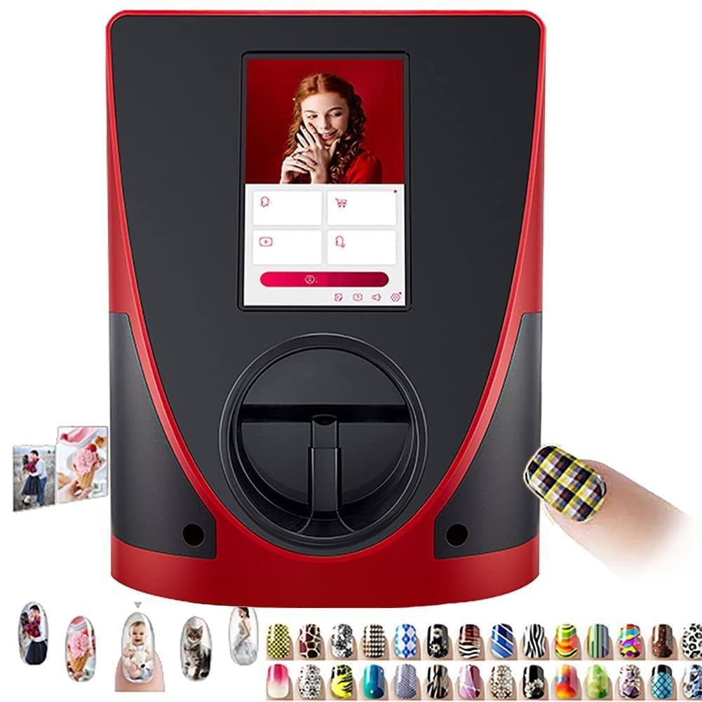 Imprimante D'art D'ongle Numérique Intelligente, Imprimante D'ongle Automatique Intelligente 3D, Imprimante D'art D'ongle Intelligente Numérique Upport DIY/USB Pour Salon De Manucure à Domicile