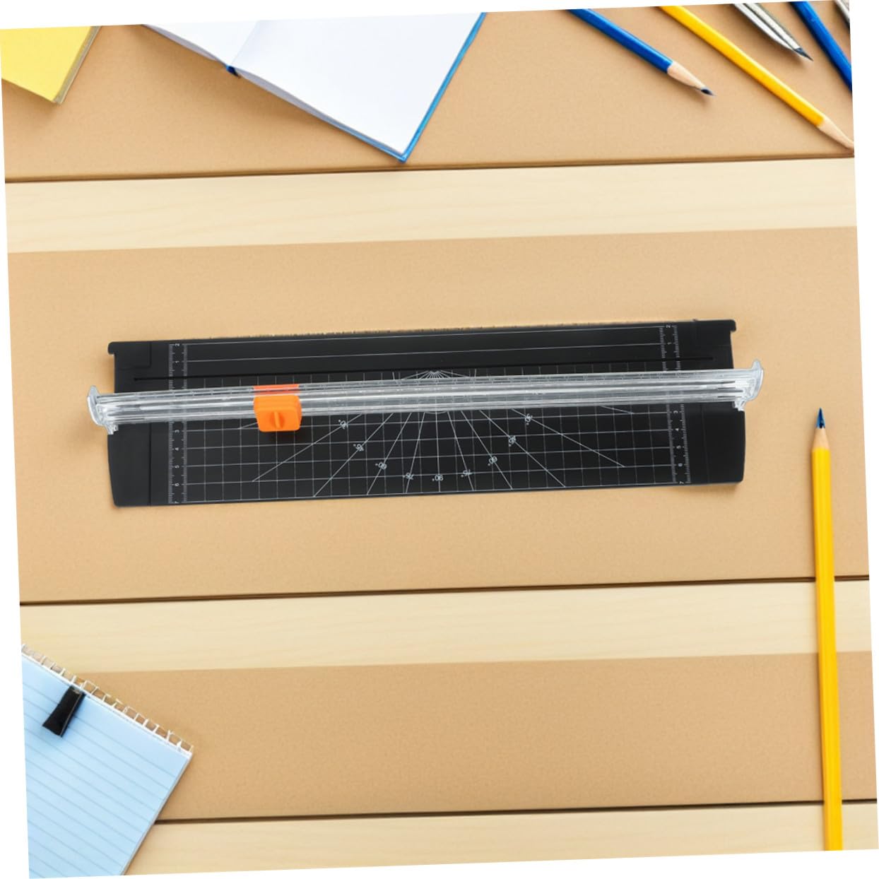2 Pezzi Mini Taglierina Carta Portatile con Taglio per Scrapbooking Foto e Progetti Creativi Strumento Sicuro e Facile Usare per Studenti e Hobbisti
