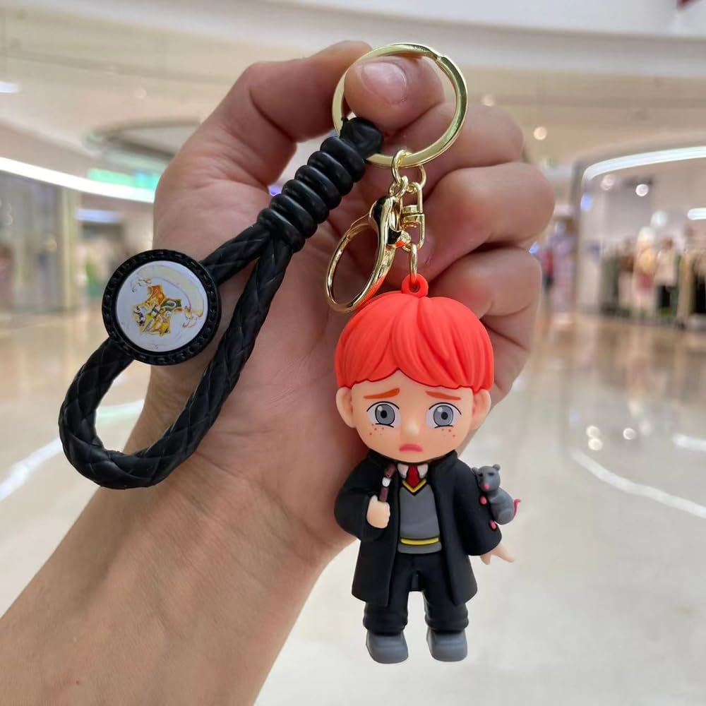 Penny Wise® Cute 3D Har Pot Keychain Figure & Bag Charm | Comes With A Hook & Hand Strap | Kids Collectible | Ideal For Girls Return Gifts | Trendy Deisgn | Single Piece