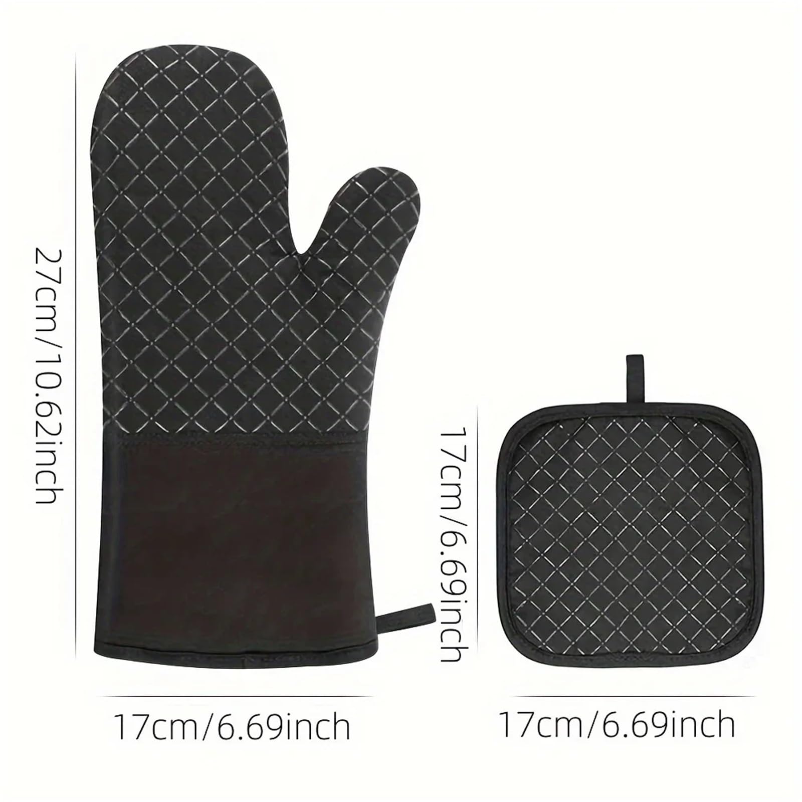 Mitaines de Four, Mitaines résistantes à la Chaleur for Griller, pâtisserie, Cuisson, Barbecue, Gadgets de Cuisine pour La Cuisine