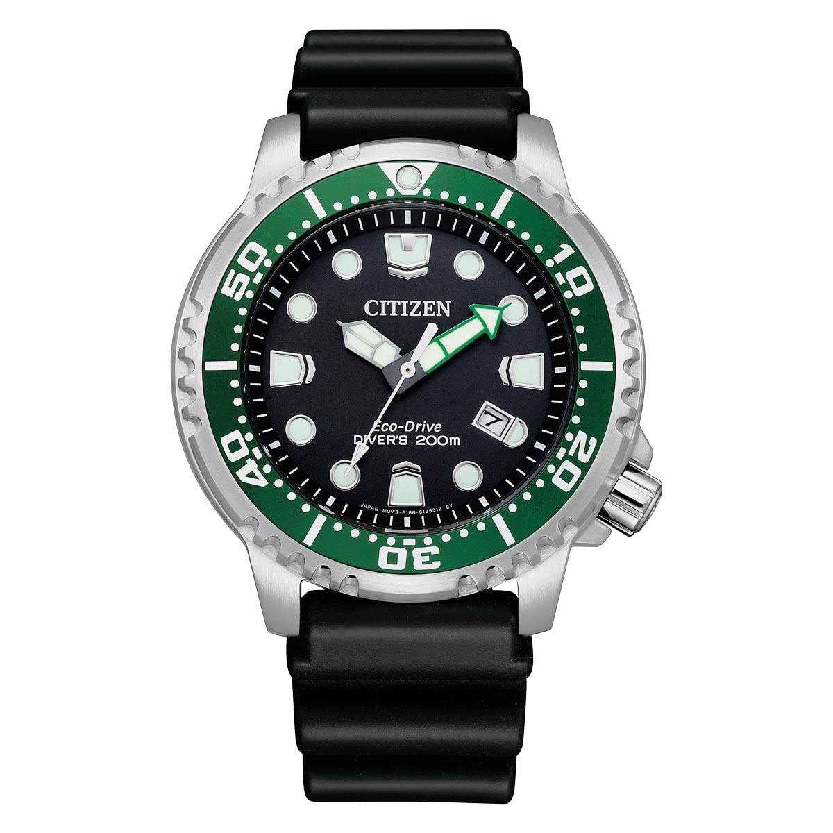 CITIZEN Men Analog Eco-Drive Watch with Polyurethane Strap BN0157-02E