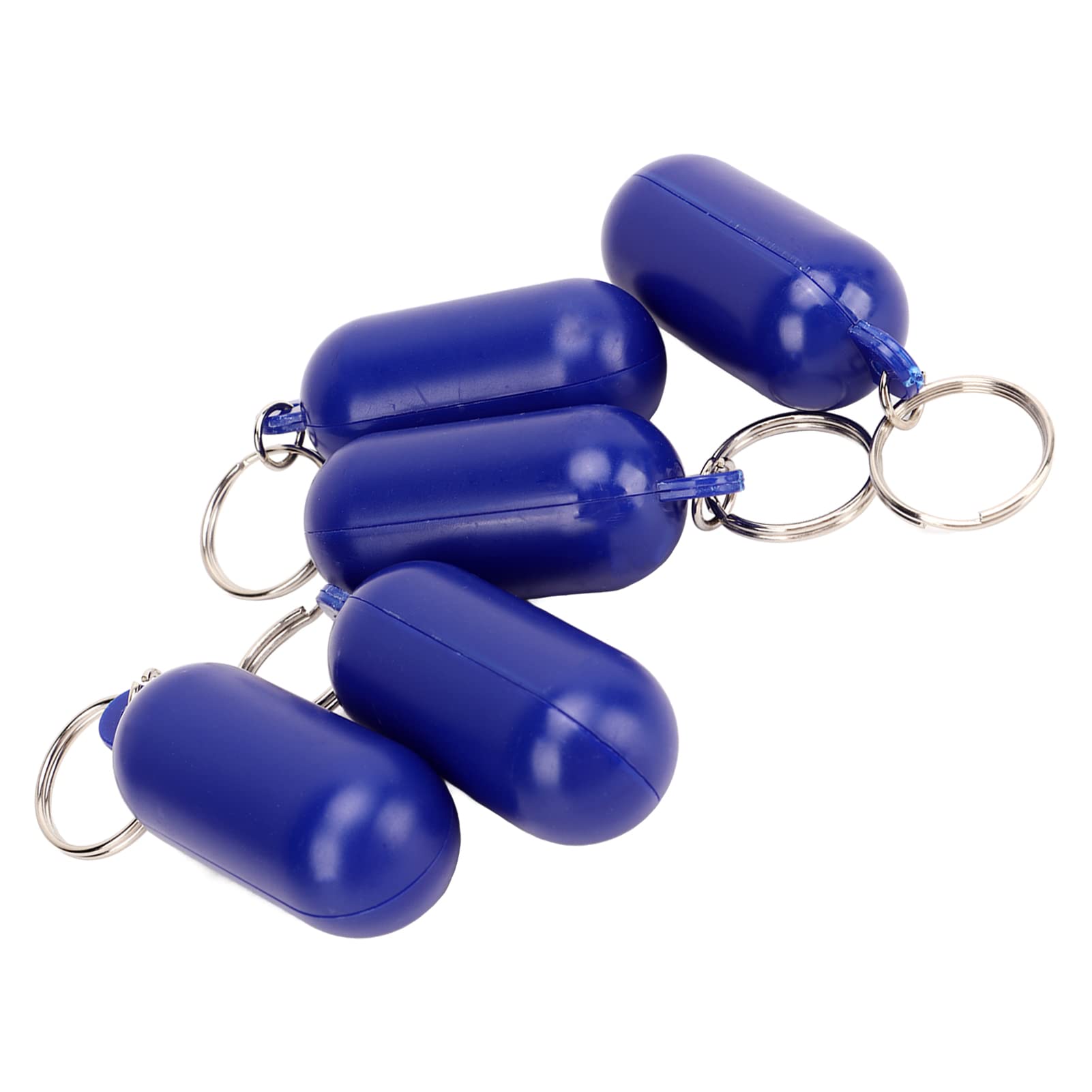 Porte-clés flottant 5 pièces ABS résistant à l'eau ultra-léger pour navigation voile plongée kayak piscine