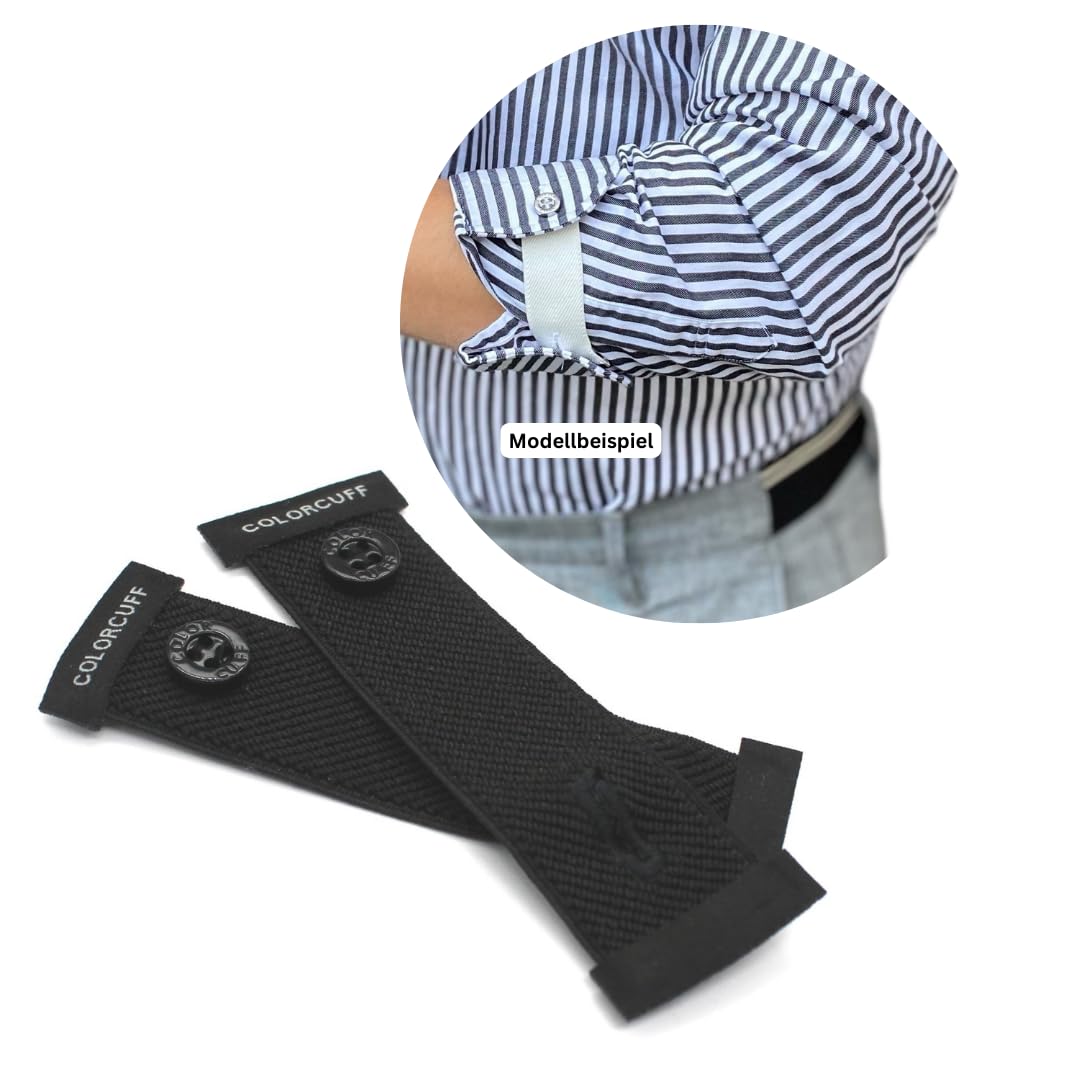 Manschettenhalter - Ärmelhalter für Männer mit Stil - Hemdhalter - Langarmhemd - Freizeithemd - Geschenk für Männer