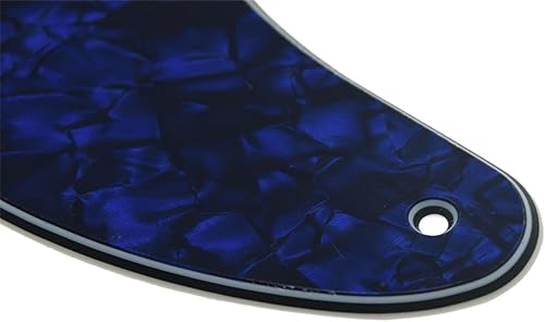 Miniatura 99 de KAISH 8 agujeros Tele Guitarra Golpeador TL Pick Guard Scratch Plate para Estados Unidos/México Telecaster/Tele Negro 1 Capa