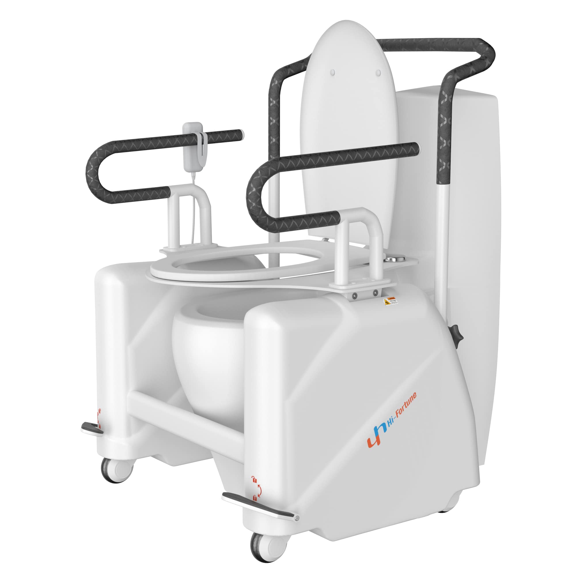 Buy HiFortune Electric Toilet Seat Lift Patient Chair with Casters