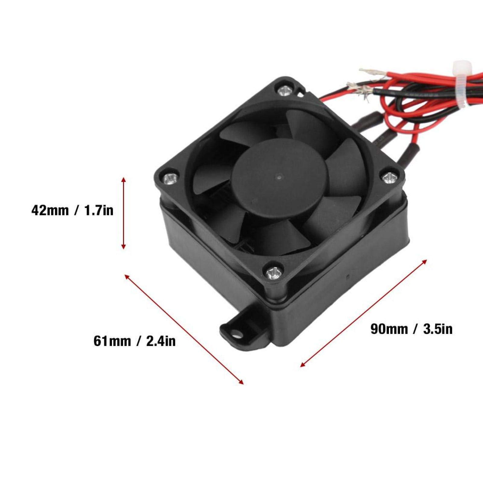Calentador de aire de coche de 110 V de ahorro de energía Calentadores de calefacción de temperatura constante para ventiladores Calentador humidificador Aire acondicionado (350 W) calentador de 110 V 8