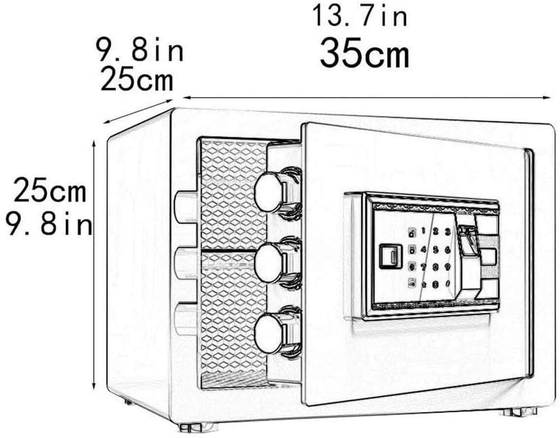 Cassetta di sicurezza, casseforti e cassette di sicurezza impermeabili a prova di fuoco, casseforti per armadietti, cassette di sicurezza, casseforti per la casa impermeabili a prova di fuoco, cassefo
