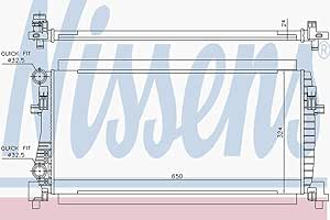 Amazon.com: Nissens 65317 Radiator Cooling Motor : Automotive