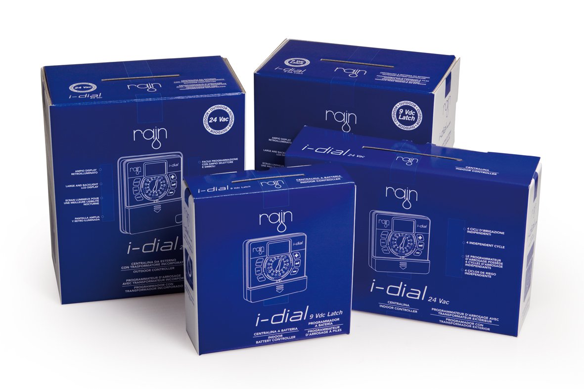 Rain – Programmatore Rain i-dial 6 stazioni 24 VAC Indor