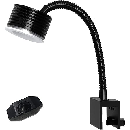 Amazon Lominie 調光可能植えられたタンクライトをつけるledのアクアリウムは植物のために6500kグースネックをつけます 淡水アクアリウムの魚飼育用の水槽 F 淡水 Lominie ライト 照明 通販