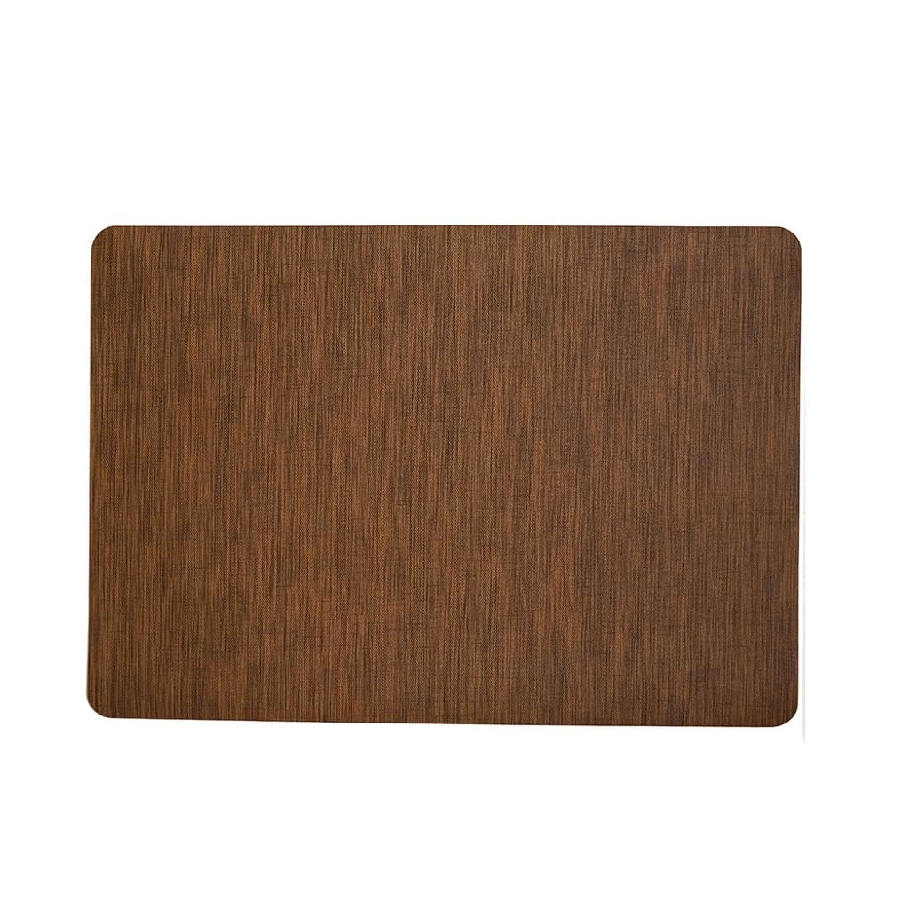 Décoration de Table, Sets de Table, Tapis de Cuisine/Salle à Manger Style Western Clair, rectangulaire, Aspect Bois, Isolation Thermique.